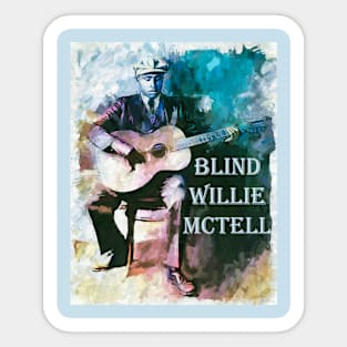 Blind Willie Mctell Sticker